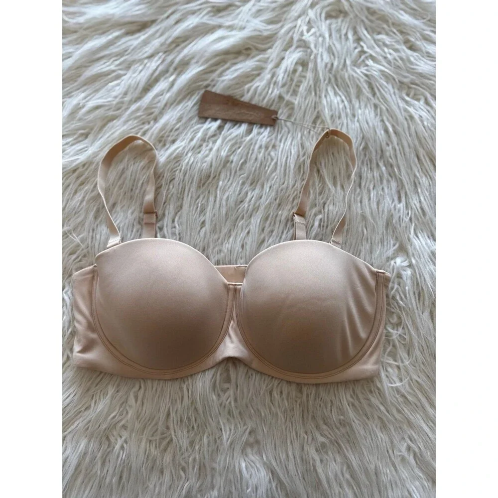 Skims Fits Everybody Strapless Bra Sand Size 38D - Picture 4 of 6